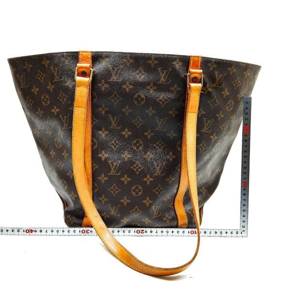 SOLD-100% Authentic Louis Vuitton Sac Shopping Brown Monogram Tote - En Vogue! - Picture 10 of 16